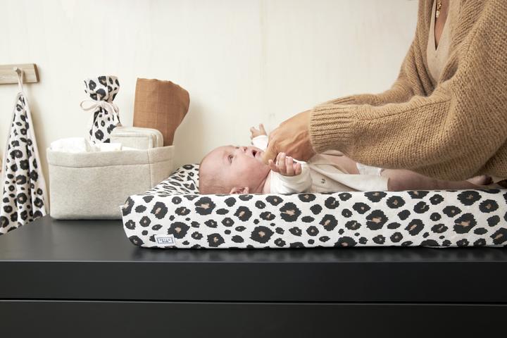 Actual product image Meyco Wrap stitch basket small Knit basic sand melange