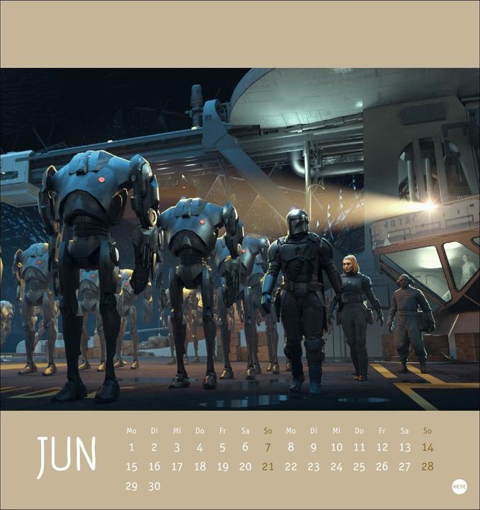Produktbild The Mandalorian Postkartenkalender 2026 (Harter Einband, Deutsch)