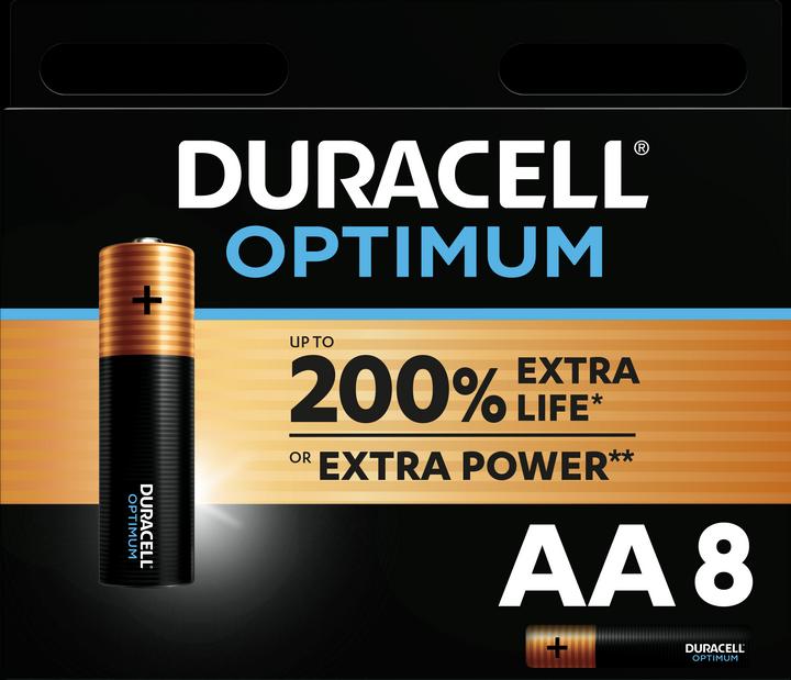 Produktbild Duracell Optimum (8 Stk., AA)