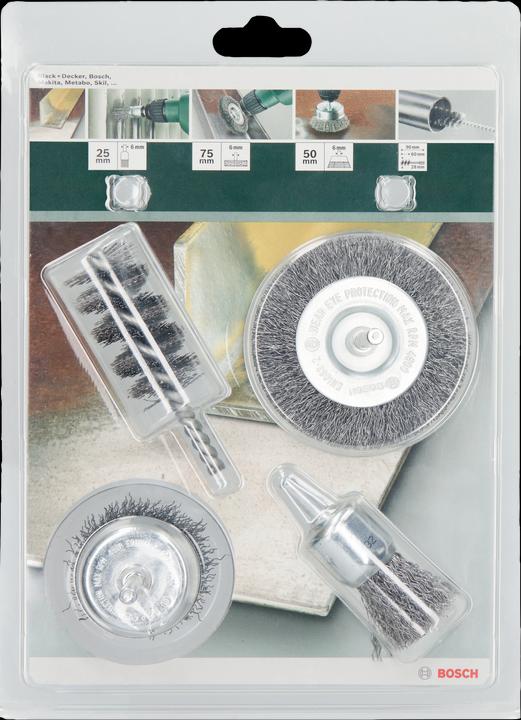Actual product image Bosch Zubehör Set of 4 wire brushes Set of 4 wire brushes
