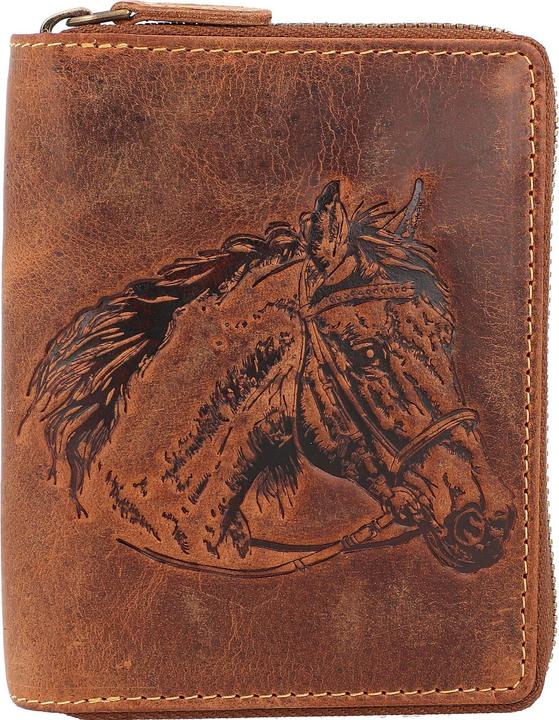 Produktbild Greenburry Vintage Sternzeichen Geldbörse Leder 10 cm