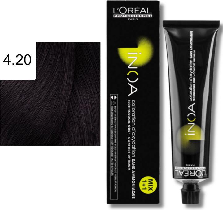 Actual product image L'Oréal Professionnel Inoa (Brown, Violet)