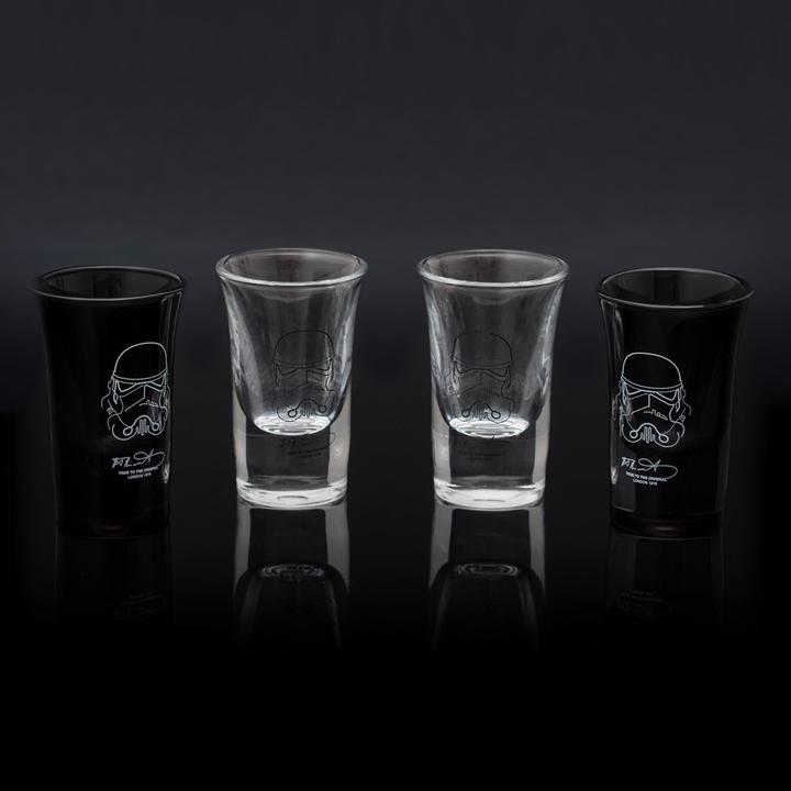Actual product image Original Stormtrooper Shot Gläser (4er Set) (0.30 dl, 4 x, Shot glass)