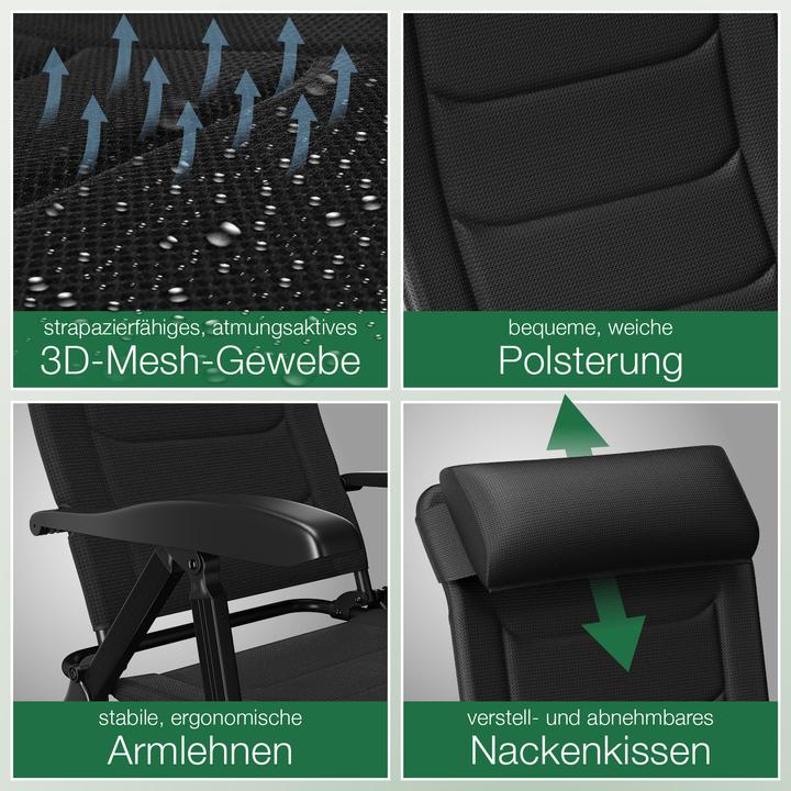 Produktbild Aktivshop Klappstuhl aktiv Camping mit Beinauflage