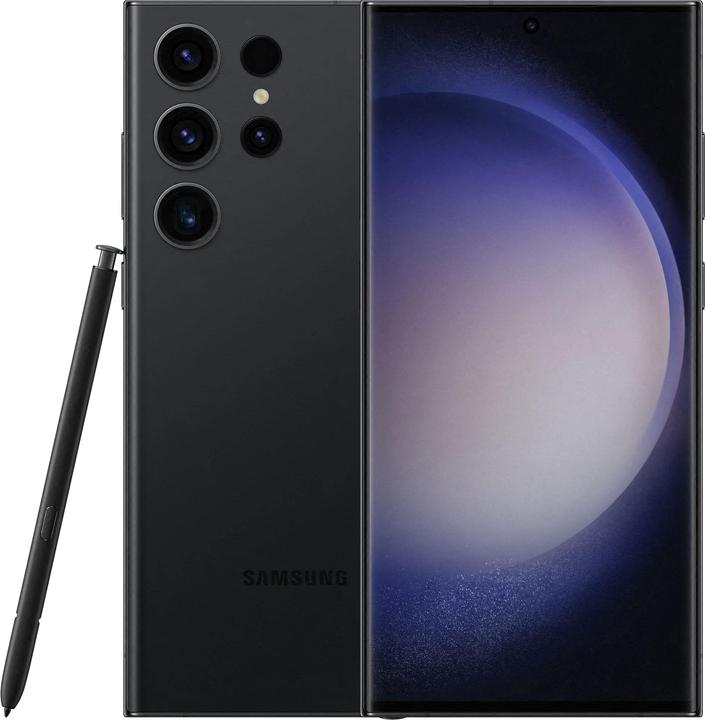 Actual product image Samsung Galaxy S23 Ultra (256 GB, Phantom Black, 6.80", SIM + eSIM, 200 Mpx, 5G)