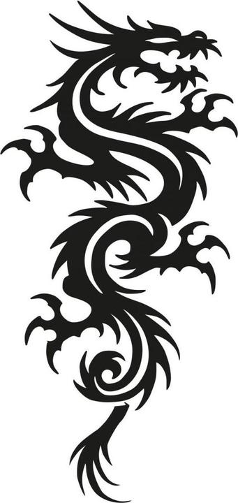Produktbild Miami Ink Chinesischer Drachen (47 x 100 cm)