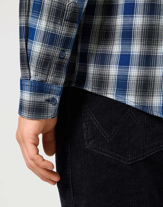 Produktbild Wrangler Langarmhemd One Pocket Indigo Shirt (L)
