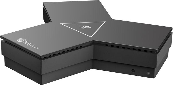 Poly IP Table Microphone Array Contains one Microphone Array and one 25 SHLD Ethernet cable C