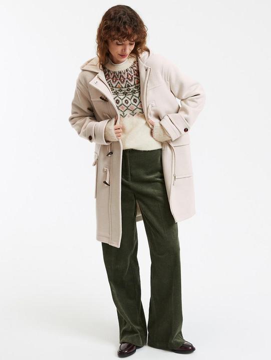 Actual product image La Redoute Collections Halblanger Dufflecoat mit Kapuze (S)