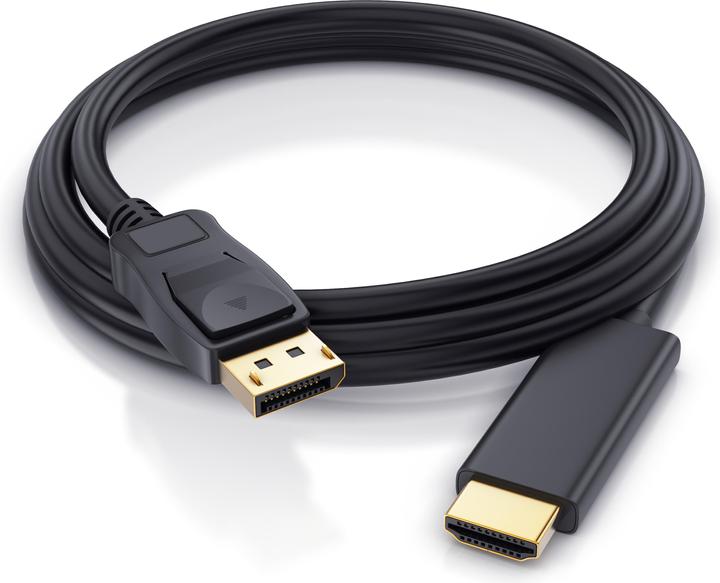Immagine prodotto Primewire Cavo DisplayPort 4k a HDMI, cavo convertitore DP 1.4 a HDMI, cavo adattatore, UHD 2160p 4K 3840 x (3 m, DisplayPort)