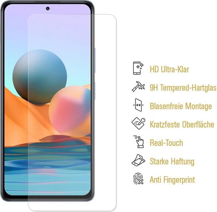 Produktbild Protectorking 3x echtes Tempered 9H Panzerhartglas 3D KLAR (3 Stück, Xiaomi Redmi Note 10 Pro Max)