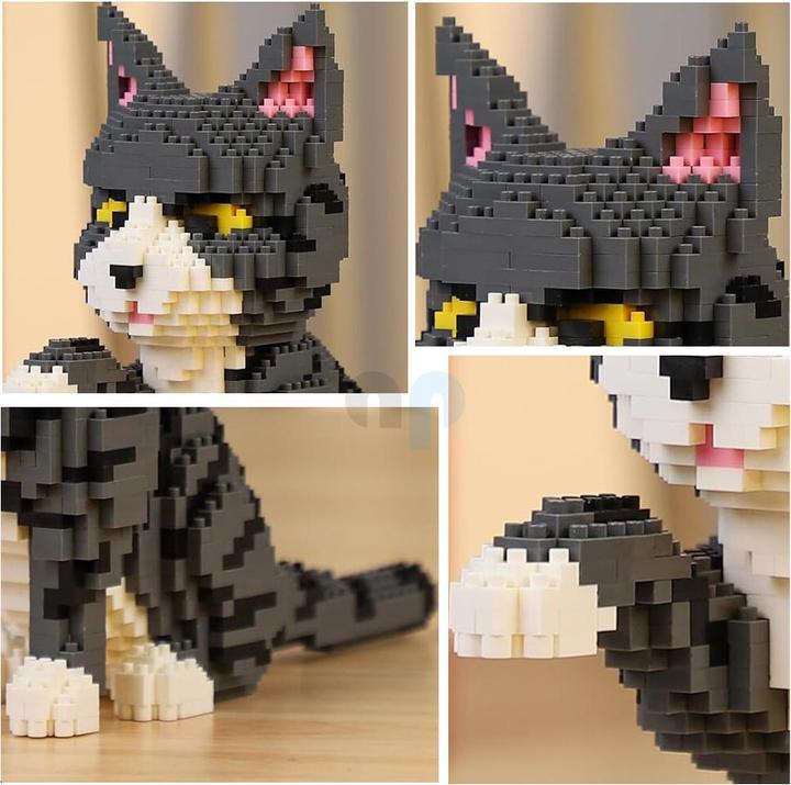 Produktbild Balody 16038 - Graue Katze (1300 Teile)