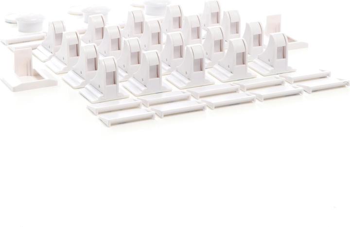 Image du produit Toboli 20x Serrure magnétique Sécurité enfant Bloque-placard Contrôle accès tiroir invisible Bébé