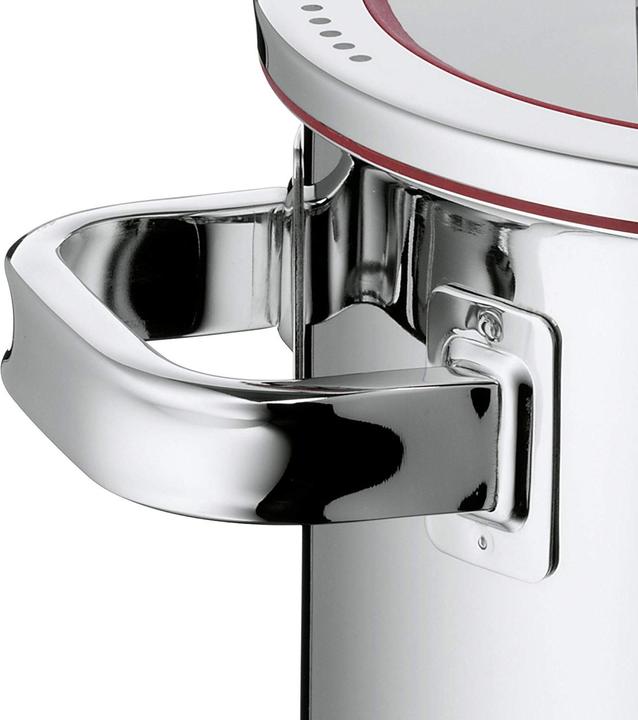 Produktbild WMF Stielkasserolle Topf 16cm Stieltopf Deckel Function4 Induktion Edelstahl (16 cm, Kochtopf, Edelstahl)