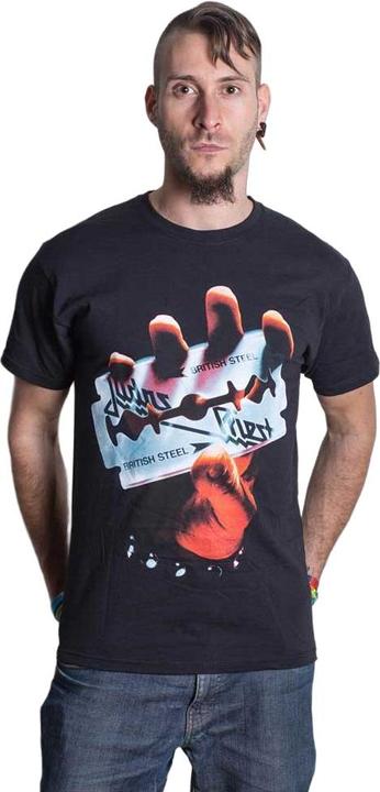 Immagine prodotto Judas Priest British Steel Maglietta Adulto Unisex (S)