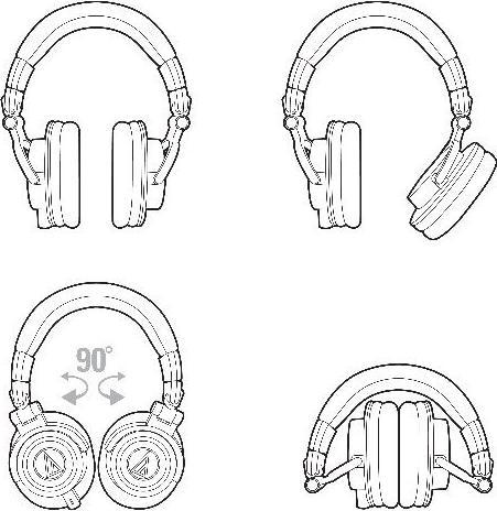 Produktbild Audio-Technica ATH-M50x (keine Geräuschunterdrückung, Kabelgebunden)