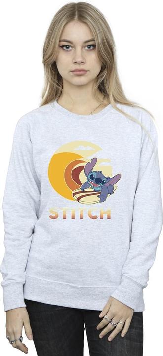 Actual product image Disney Womens/Ladies Lilo & Stitch Summer Waves Sweatshirt (S)