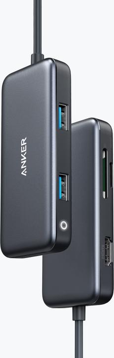 Image du produit Anker E/A HUB USB 5 EN 1/A8334HA1 (USB-C, 5 Ports)