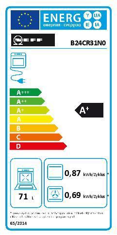 Energie-Label Neff B24CR31N0