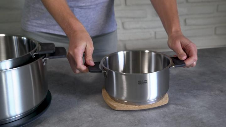 Produktbild Kuhn Rikon Smart Compact Set (16 cm, Pfannenset + Topfset, Edelstahl)