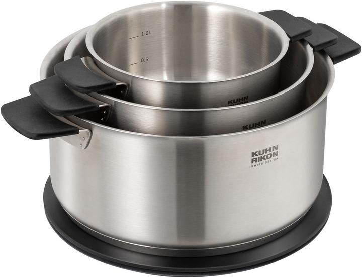 Produktbild Kuhn Rikon Smart Compact Set (16 cm, Pfannenset + Topfset, Edelstahl)