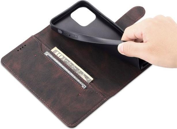Produktbild MU Classic Retro Leder Bookcover Hülle (Apple iPhone 14 Plus)