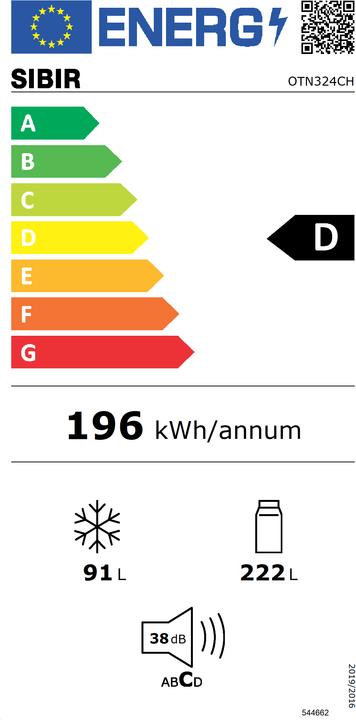 Energie-Label Sibir OTN32010CH (300 l)