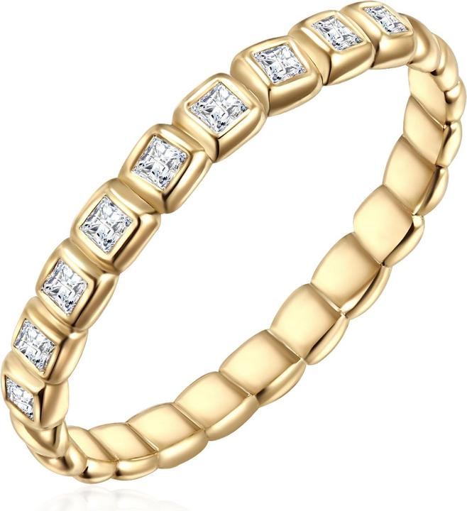 Produktbild Glanzstücke München Damen Sterling Silber Zirkonia gelbgold - 24513 (56, 925 Silber)