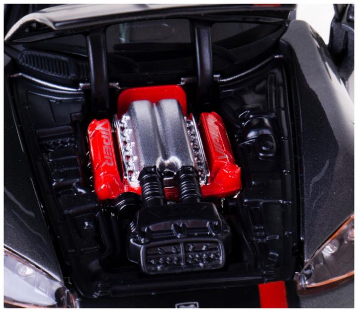 Actual product image Bburago 18/22114 Diecast 1:24 Official Dodge Viper SRT 10 ACR Gray with Red Details for 3+ Years (18