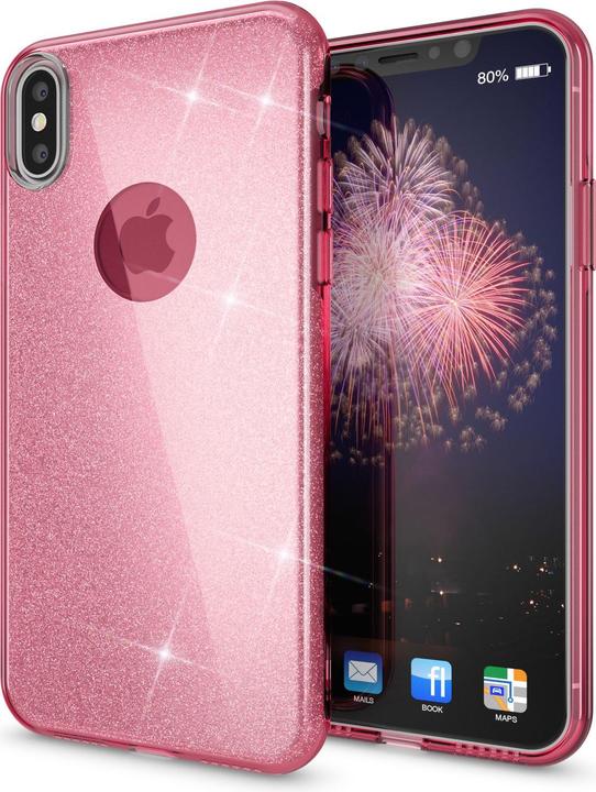 Immagine prodotto Nalia Custodia per cellulare Glitter (Apple iPhone X)