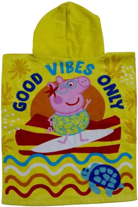 Actual product image Peppa Pig Childrens/Kids Ocean Hooded Towel