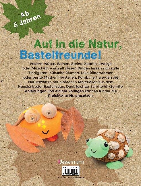 Produktbild Das Naturbastelbuch für Kinder. 41 Projekte zum Basteln mit allem, was Wald, Wiese und Strand (Deutsch, Fiona Hayes, 2020)