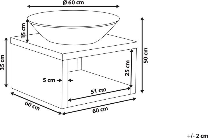 Produktbild Beliani Tanara (60 cm)