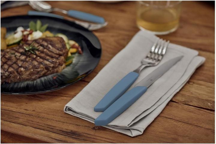 Productafbeelding Victorinox Bestekset Swiss Modern 12-delig, Blauw (12 Stuk, Bestekset)