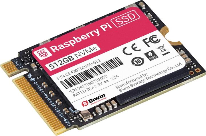 Actual product image Raspberry Pi SC1440 (512 GB, M.2 2230)