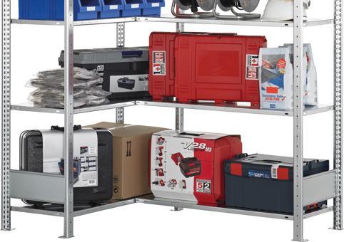 Image du produit Schulte Lagertechnik Système enfichable étagère d'angle MULTIplus150