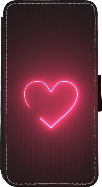 Immagine prodotto PhoneLook Coque Portafoglio noir Valentine 2023 cuore singolo al neon (Apple iPhone 11 Pro Max)