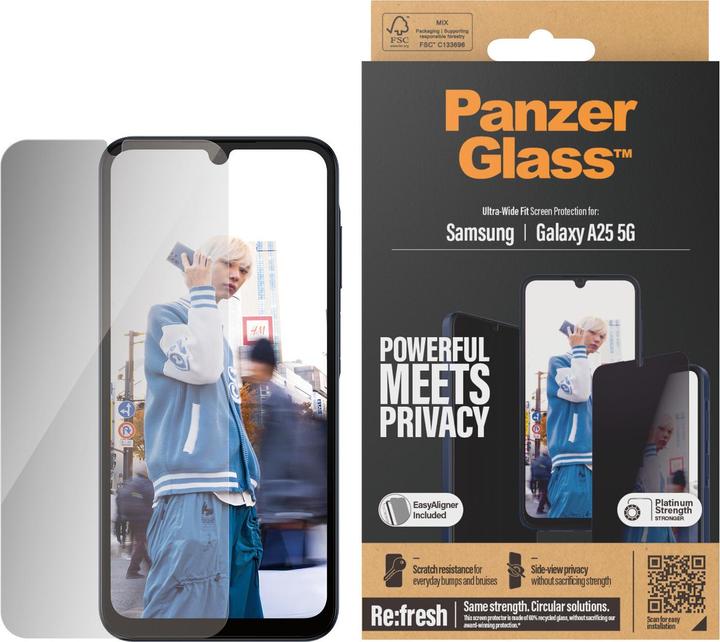 Image du produit PanzerGlass Confidentialité (1 pièce(s), Samsung Galaxy A25 5G)