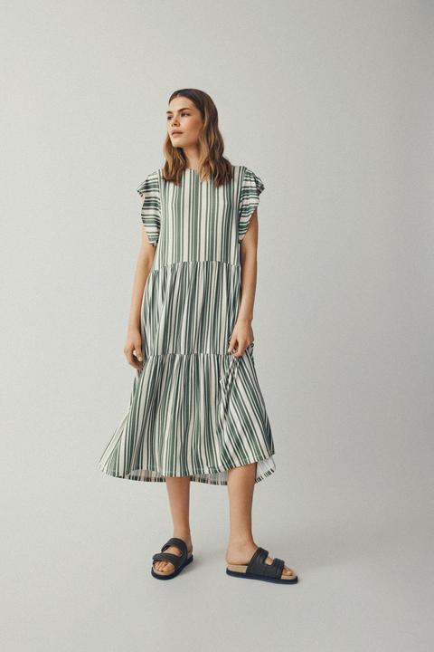 Actual product image Vila Short Sleeved Midi Dress (XS)