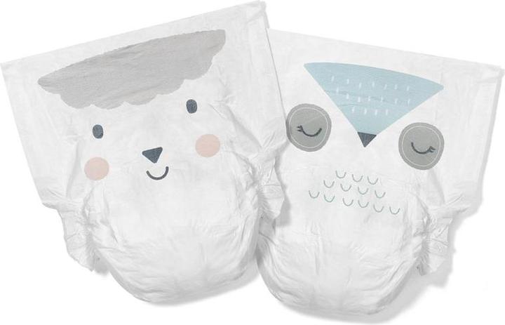 Actual product image Kit & Kin Nappies (Size 3, Monthly box, 136 Piece)