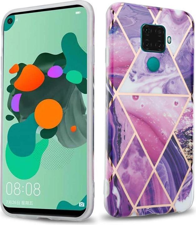 Produktbild Cadorabo IMD TPU Bunter Marmor Cover (Huawei Mate 30 Lite)