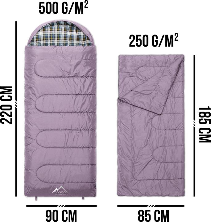 Image du produit Normani Outdoor-Schlafsack Extrem 4-In-1 Antarctica (220 cm)