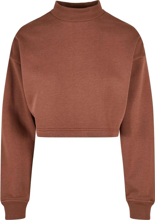 Urban Classics Ladies Cropped Oversized Sweat High Neck Crew