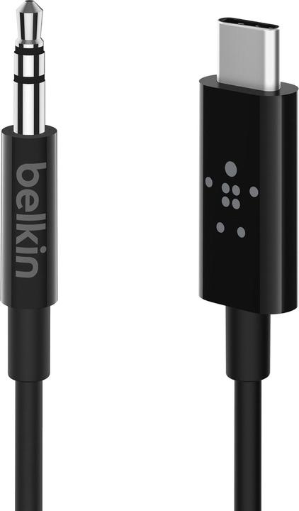 Image du produit Belkin RockStar 3,5mm Aud./USB-C câble 0,9m (0.90 m, Jack 3,5 mm (AUX))