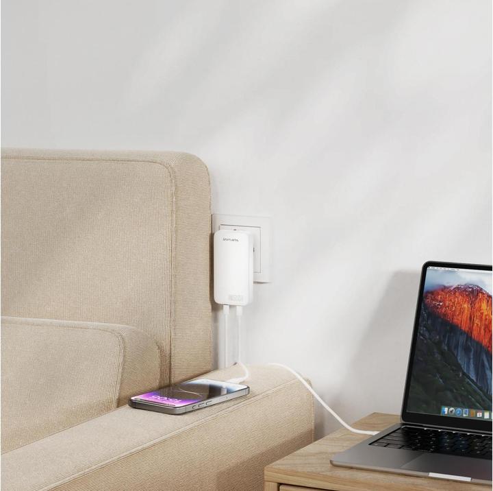 Actual product image 4smarts FlatPlug Slim Dual (65 W)