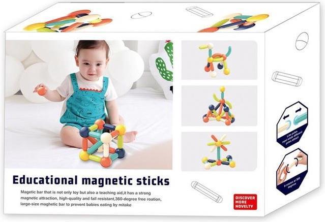 Produktbild No Name TOY CONSTR MAGNETIC 42PCS BEZ-002
