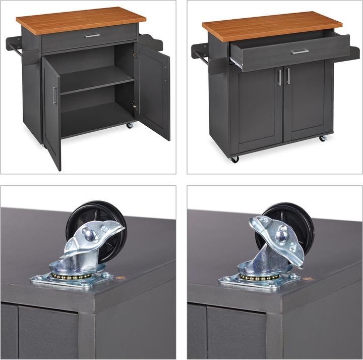 Image du produit Relaxdays Chariot cuisine