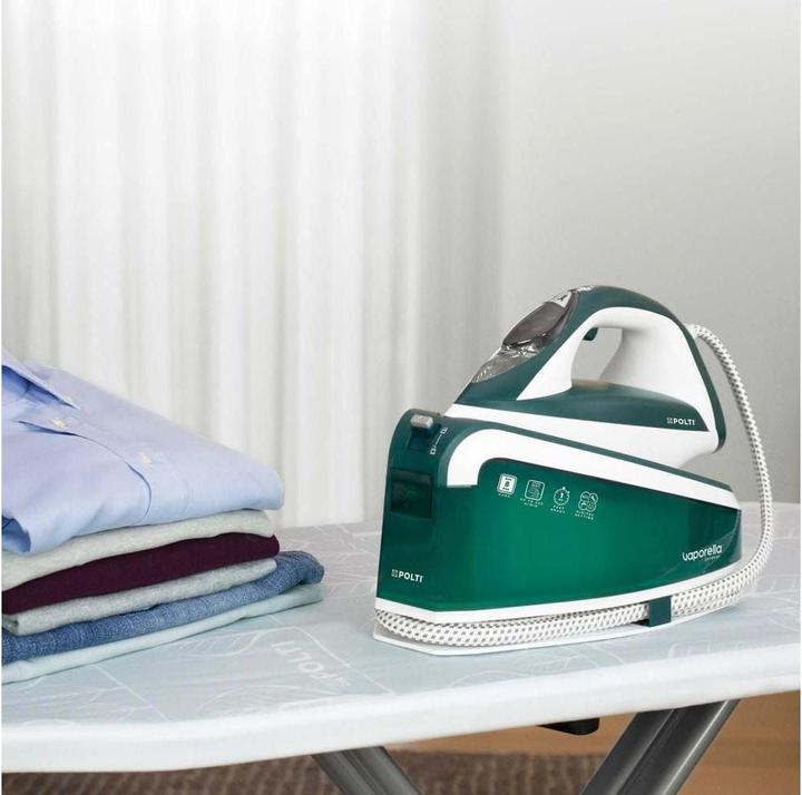 Image du produit Polti VE30.20 ferro da stiro a caldaia 2200 W 1,6 L Ceramica Verde, Bianco (2200 W, 240 g/min)