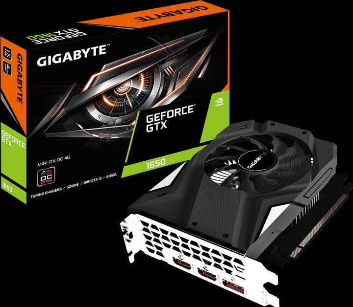 Image du produit Gigabyte GeForce GTX 1650 Mini (4 Go)