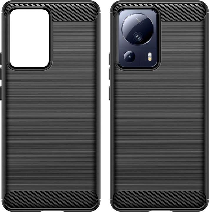 Actual product image König Design Case Mobile Protection for Google Motorola Samsung Xiaomi Case Cover Carbon Optics (Xiaomi 13 Lite)